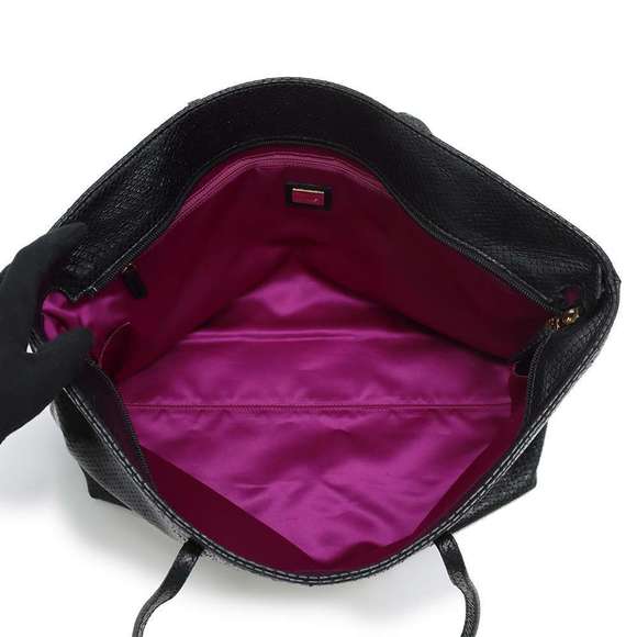 FENDI Python Tote Bag Black - Picture 5 of 13